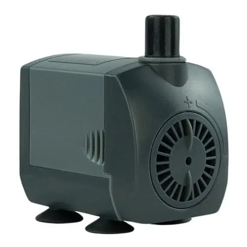 Produktbild: Wasserspielpumpe KEQ750N - 700 L/H, 10 Watt stromsparend, mit Vorfilterkammer, 140 cm Förderhöhe, Salzwasser geeignet, Wasserpumpe für Brunnen, Brunnenpumpe | Pumpe für Aquarium | Gartenteichpumpe