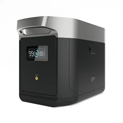 Produktbild: EcoFlow DELTA Max Smart Zusatzakku, Kapazität von 2016 Wh, DELTA Max erweiterbar auf bis zu 6048 Wh, Schnellladung, Zusatzakku für zu Hause, Notstromversorgung, Campingausflüge Reisen