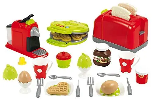 Produktbild: Ecoiffier Großes Spielset mit Toaster und Waffeleisen