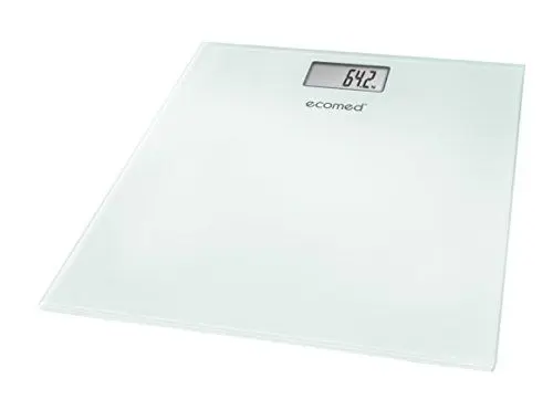 Produktbild: Ecomed PS-72E digitale Personenwaage bis 150 kg, Badezimmerwaage aus Glas mit automatischer Abschaltung