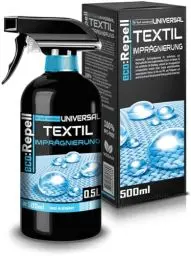 Produktbild: eco:Repell 500ml Universal Textil imprägnierung - Imprägnierspray für alle arten von Textilien wie Markise Polster Möbel Sofa Cabrio Verdeck Autopolster Zelt PFC-Frei
