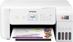 Produktbild: Epson EcoTank ET-2826 A4-Multifunktions-Wi-Fi-Tintentankdrucker, mit einem im Lieferumfang enthaltenen Vorrat an Tinten bis zu 3 Jahren