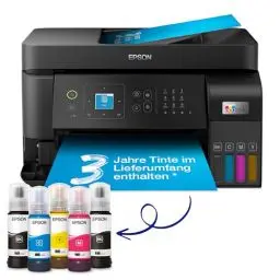 Produktbild: Epson EcoTank ET-4810 A4-Multifunktions-Wi-Fi-Tintentankdrucker, mit einem im Lieferumfang enthaltenen Vorrat an Tinten bis zu 3 Jahren
