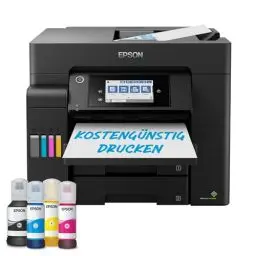Produktbild: Epson EcoTank ET-5800 DIN-A4-Multifunktions-WLAN-Tintentankdrucker mit Fax