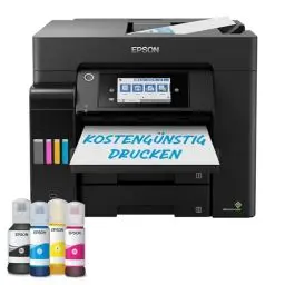 Produktbild: Epson EcoTank ET-5850 DIN-A4-Multifunktions-WLAN-Tintentankdrucker mit Fax