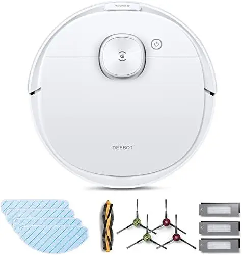Produktbild: ECOVACS DEEBOT N8 PRO CARE, Saugroboter mit Wischfunktion, (inkl. Zubehör-Kit), 2600Pa, 3D-Hinderniserkennung, ideal als Staubsaugerroboter für Tierhaare, Hartböden, 67dB, App, Alexa, weiß