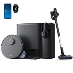 Produktbild: ECOVACS DEEBOT T30S Combo Complete Saugroboter mit Wischfunktion Akku-Staubsauger, All-in-One Reinigungsstation,11000Pa, ZeroTangle Technologie, TruEdge™ Kantenreinigung, Heißwasser-Mopp-Waschen