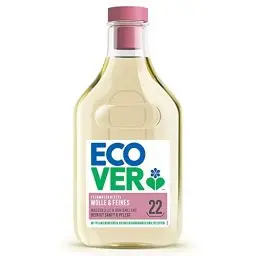Produktbild: Ecover Flüssigwaschmittel für empfindliche Textilien, Ecover Waschmittel, schont Wolle und Feines, 22 Waschgänge, 1 x 1L