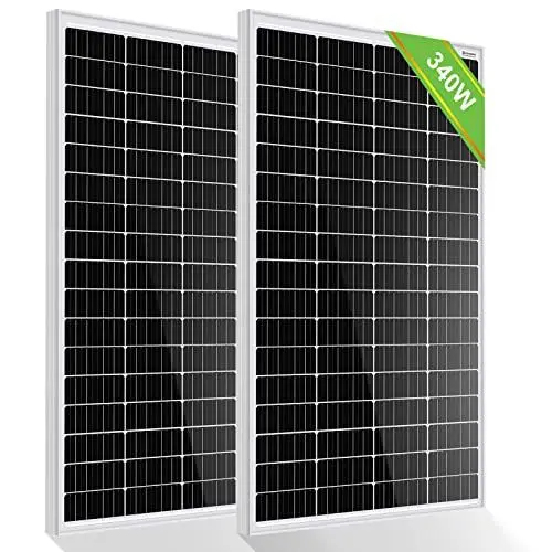 Produktbild: ECO-WORTHY 340W 12 Volt 0% VAT Monokristallines Solarmodul, 2 Stücke 170W Solarpanel Ideal zum Aufladen von 12V Batterien, für Wohnmobil Garten Camper Boot und Dach des Hauses