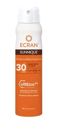 Produktbild: Ecran Sunnique Proteción Aerosol Vapo Spf30 75 Ml