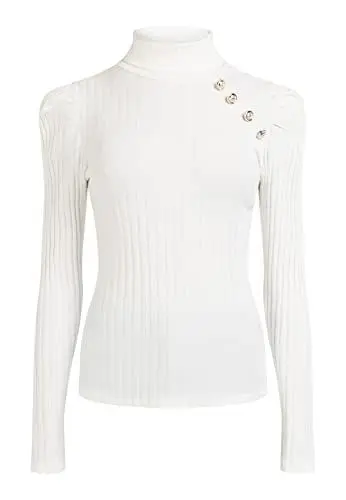 Produktbild: ECY Damen Rippstrick Pullover 23725683-EC01, WOLLWEISS, XL