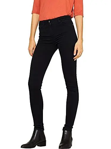 Produktbild: edc by ESPRIT Damen 999Cc1B815 Hose, Schwarz (Black 001), W32/L34(Herstellergröße: 32/34)
