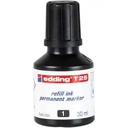 Produktbild: Edding Nachfülltusche T25-01 schwarz