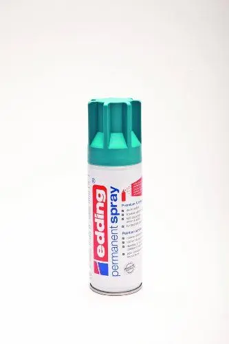 Produktbild: edding 5200 Permanent Spray - petrol matt - 200 ml - Acryllack zum Lackieren und Dekorieren von Glas, Metall, Holz, Keramik, Kunststoff, Leinwand - Lackspray, Acrylspray, Farbspray