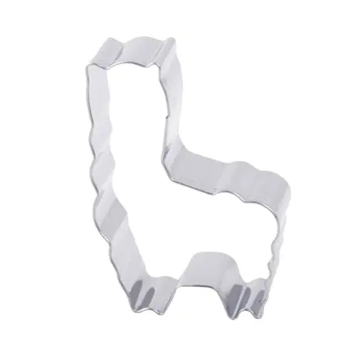 Produktbild: BESTonZON Edelstahl Keksausstecher Tier Lama/Alpaka Ausstechformen von - Niedliches Alpaka Ausstechform, 7,2 x 5,3 x 1,5 cm