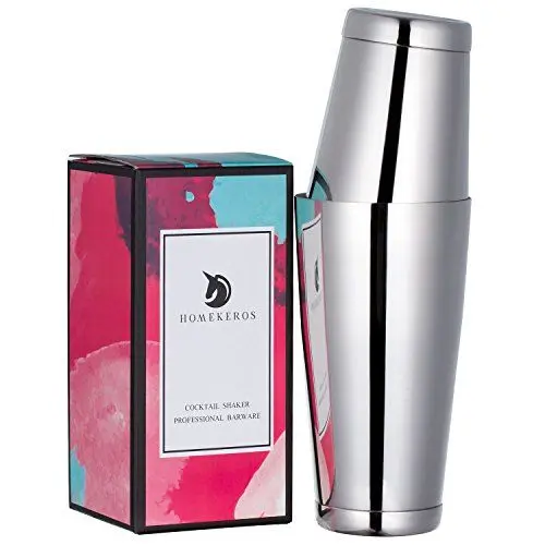 Produktbild: Edelstahl Boston Shaker: 2-teilig Set: 550ml&850ml Profi Cocktail Shaker von Homekeros