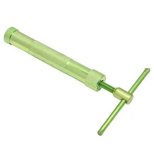 Produktbild: Edelstahl Grün Rotierende Squeezer Schlamm Extruder Pistole DIY Backen Fondant Kuchen Skulptur Werkzeuge, für die Herstellung von Kuchen, Pralinen, Zuckerdrehen, (Grün)
