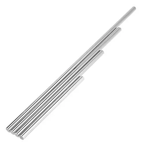 Produktbild: Edelstahl Rundstab Bar, 10mm x 200/300/400/500 mm Linearschiene Optische Achse Gerade Rundstange für Linearbewegungen, automatische Maschinen, Spritzgussmaschinen(200 mm)