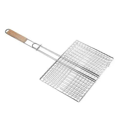 Produktbild: Edelstahl-BBQ-Grillkorb, Mehrzweck-Fischgrillkorb für den Außenbereich