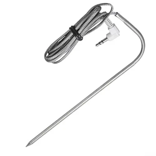 Produktbild: Carpango Edelstahl-Ersatz-Fleischsonde für Traeger-Grills, digitale Thermostate, Fleischsonden,Stainless Steel and Brass temperature sensor,Resistance PT1000,