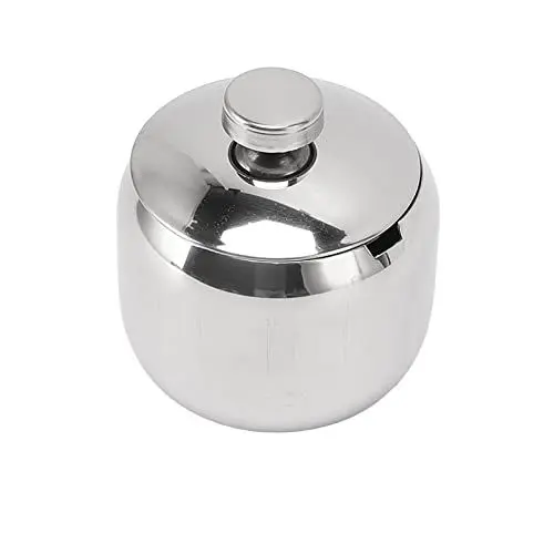 Produktbild: Edelstahl-Gewürzglas mit Deckel für Gewürze, Salz, Zucker, Langlebiger Gewürztopf, Staubdichter, Feuchtigkeitsbeständiger Küchenbehälter, Ideal für Zuhause, Restaurant,