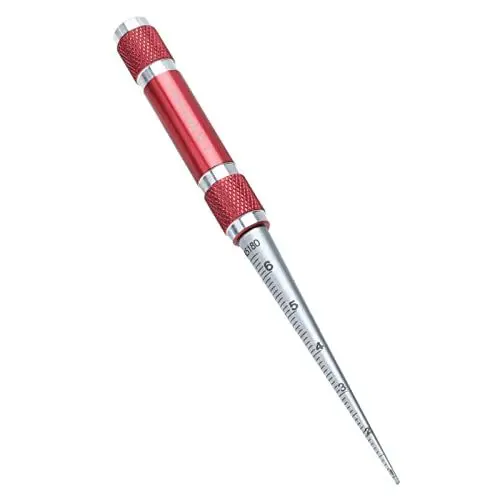 Produktbild: Edelstahl-Lochlehre, Konisches Lochlineal, Innenlochdurchmesser-Messwerkzeug, 1–6,5 Mm