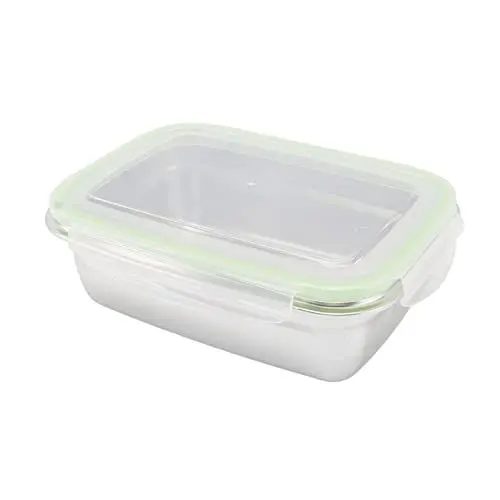Produktbild: Edelstahl-Lunchbox, Thermobehälter für Warme Speisen, Thermo-Lunchbehälter, Thermo-Lebensmittelbehälter, Auslaufsichere Lebensmittel-Aufbewahrungsbehälter für Büro, Outdoor,
