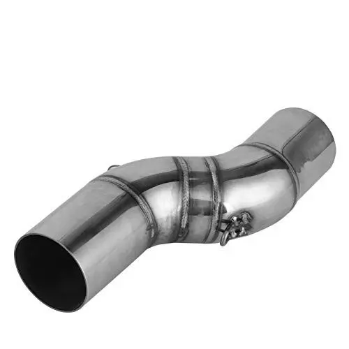 Produktbild: Bestes Auspuffrohr für Motorradauspuff, Mittleres Verbindungsrohr, Edelstahlrohr, Passend für Benelli TRK 502X 2018-2020