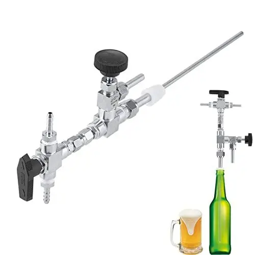 Produktbild: Edelstahl-Rückstau-Bierflaschen-Abfüllmaschine CO2-Selbstgebauter Bier-Gleichdruck-Abfüller