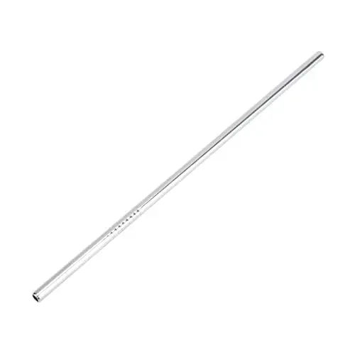 Produktbild: Edelstahl-Strohhalme, Metall-Strohhalme, Metall-Strohhalme, Wiederverwendbar, Edelstahl-Metall, Wiederverwendbar, Fruchtsaft für Saft, Kaffee, Wasser, Limonade, Cocktails