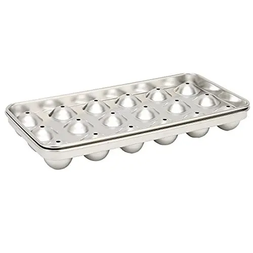 Produktbild: Edelstahl-Tabletts Bar 22×11×3 Eiswürfelform aus Edelstahl 304, Eiskühlung Wein, Getränke, Bar, Restaurant, Bar