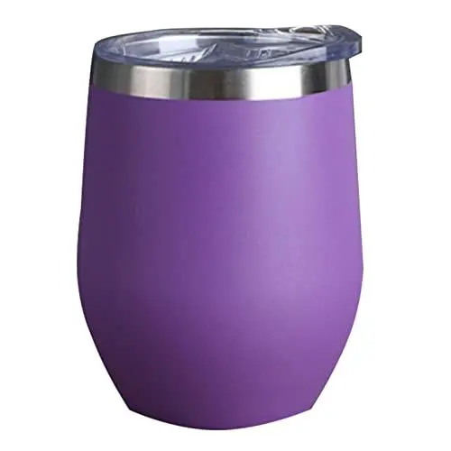 Produktbild: Edelstahl-Vakuum-Isolierbecher, isolierte Wasserflasche, Edelstahl-Becher, heiß, kalt, Edelstahl-Isolierbecher für Reisen, Ausflüge, Zuhause, 12 Unzen, 360 ml·· (12oz)