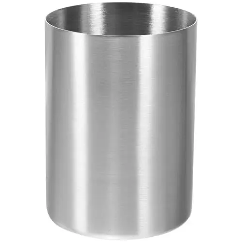 Produktbild: Edelstahl-Zahnputzbecher, Wasserbecher, Getränke, Bierbecher für Zuhause, Party, Reisen (Silber, 300 ml) Partyzubehör