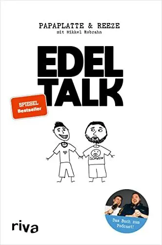 Produktbild: Edeltalk: Das Buch zum Podcast. Das erfolgreiche Podcast-Duo Papaplatte und Reeze erzählt die nostalgischsten, witzigsten und skurrilsten Geschichten von Kindheit bis Erwachsenenalter