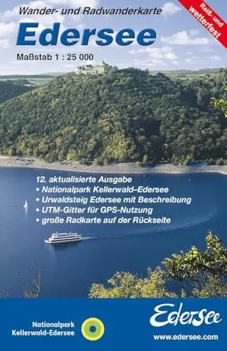 Produktbild: Edersee: Rad- und Wanderkarte: Rad- und Wanderkarte. Reiß- und wetterfest