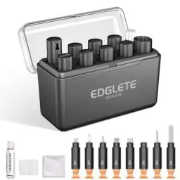 Produktbild: Edglete iPhone Reinigungsset Handys Reinigungsset Reinigung - Ladebuchse Reiniger Kopfhörer Sauber Machen Set für iPhone Lautsprecher Smartphone, Reparaturwerkzeug für iPad Pro, Lightning-Ladekabel