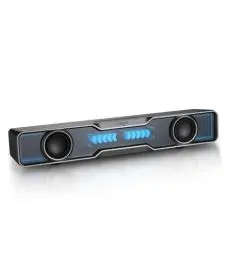 Produktbild: Edifier QS30 Multimedia Soundbar mit Dynamischer Beleuchtung, Bluetooth V5.4, Verstärktem Bass, Mehreren Soundeffekten für Desktop/PC/Laptop- Schwarz