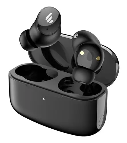Produktbild: Edifier TWS1 Pro 2 Aktive Geräuschunterdrückung Ohrhörer, 42dB ANC, AI-verbesserte Anrufe mit 4 Mikrofonen, In-Ear Erkennung, Schnellladung, Spielmodus, benutzerdefinierte EQ, Bluetooth 5.3 - Schwarz