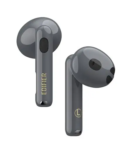 Produktbild: Edifier W320TN Kabellose Kopfhörer mit adaptiver aktiver Geräuschunterdrückung, LDAC und High-Resolution Audio, 6 Mikrofone, Ohrerkennung, App, IP54, Bluetooth 5.3, Grau