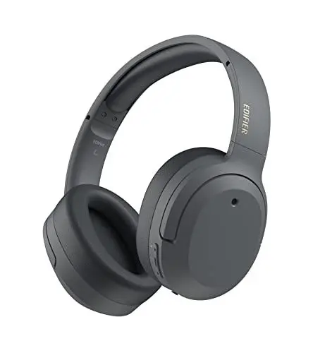 Produktbild: Edifier W820NB Plus Bluetooth-Kopfhörer, hybrid, aktive Geräuschunterdrückung, Hi-Res LDAC Audio, Schnellladung, Over-Ear-Kopfhörer, kabellos, Bluetooth 5.2, für Reisen/Zuhause/Büro – Grau