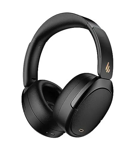 Produktbild: Edifier WH950NB Hybrid Active Noise Cancelling Kopfhörer -LDAC Codec mit Hi-Res Audio und Custom EQ über App nach 55H Playtime mit Faltbarer drahtloser Over-Ear Bluetooth V5.3 Kopfhörer - Schwarz