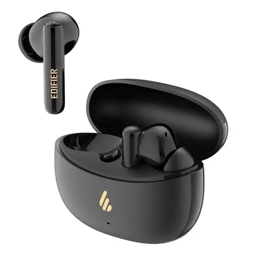 Produktbild: Edifier X5 Pro Aktive geräuschunterdrückende Ohrhörer mit KI-gestützten Anrufen, Schnellladung, Spielmodus, App-Anpassung, IP55 wasserdicht, True Wireless Bluetooth 5.3 Ohrhörer - Schwarz