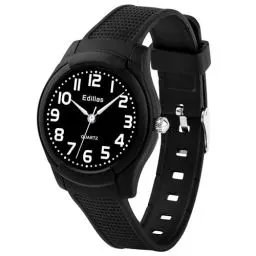 Produktbild: Edillas Kinderuhr Analog für Jungen Mädchen,wasserdichte Armbanduhr Jungen Mädchen Kinder Kleinkind zum Leicht zu lesen Lernen Zeitschule mit Weichem Riemen Lernen Uhren