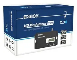 Produktbild: EDISION HDMI Modulator Mini, Single HDMI auf DVB-T MPEG4 RF Modulator, Full HD Verteilung über Koaxial, Plug and Play, USB Pre-Config Funktion 50ID, Schnelle Konfiguration, Mini-Größe