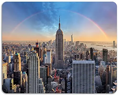 Produktbild: Edition Colibri Mousepad/Mauspad: New York, Qualitäts-Mauspad 23 x 19 cm aus extrem reissfestem Spezialkautschuk mit stark haftender Unterseite für optimalen Halt (Motiv 160)