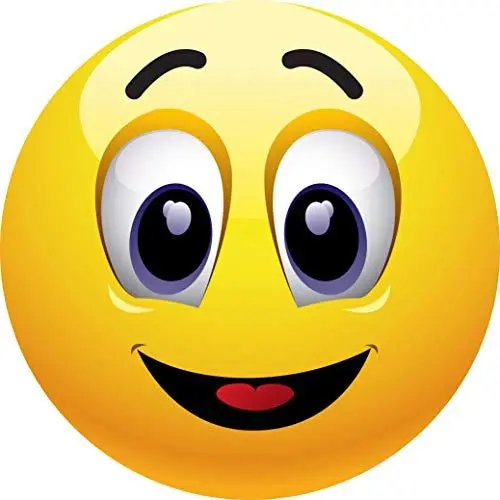 Produktbild: Edition Colibri Mousepad/Mauspad: Smiley, Emoticon Ø 22 cm aus extrem reissfestem Spezialkautschuk mit stark haftender Unterseite für optimalen Halt (Motiv 131)