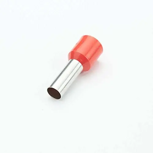 Produktbild: edi-tronic Aderendhülsen isoliert 10mm² 100 St. E-10mm² rot