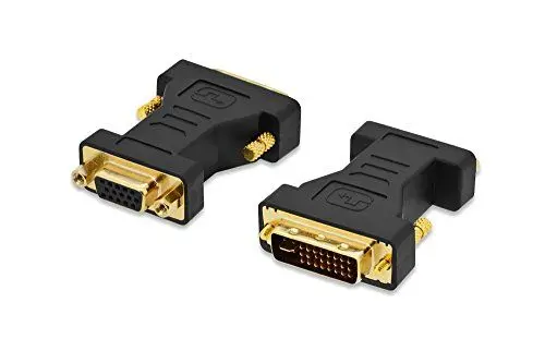 Produktbild: ednet 84523 DVI Grafik Adapter, DVI-I (24+5) zu VGA, Full HD 60Hz, 1920 x 1200 Pixel, Schwarz