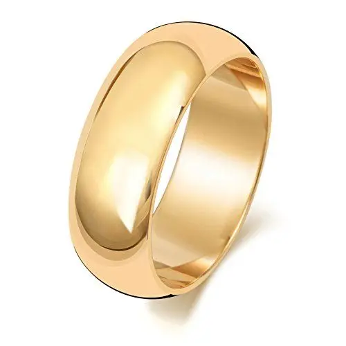 Produktbild: EDS Jewels 9 Karat (375) Gold 7mm D-Form Herren/Damen - Trauring/Ehering/Hochzeitsring TRS150819KYRSL