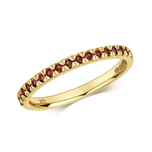 Produktbild: EDS Jewels Funkelndes Feuer 9 Karat (375) Gold Damen - Ring mit Granat TRS32374RSP